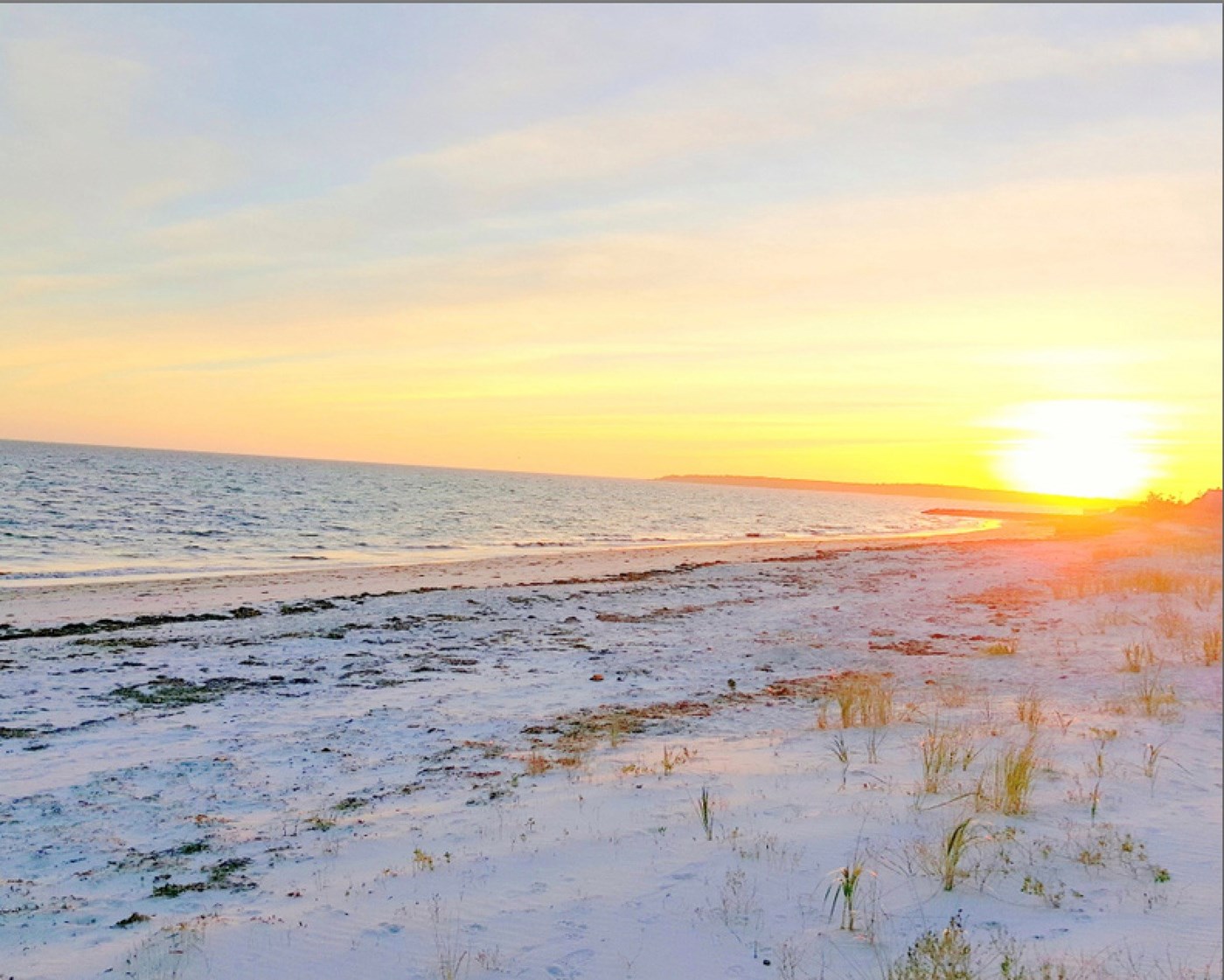 Sunset on the beach