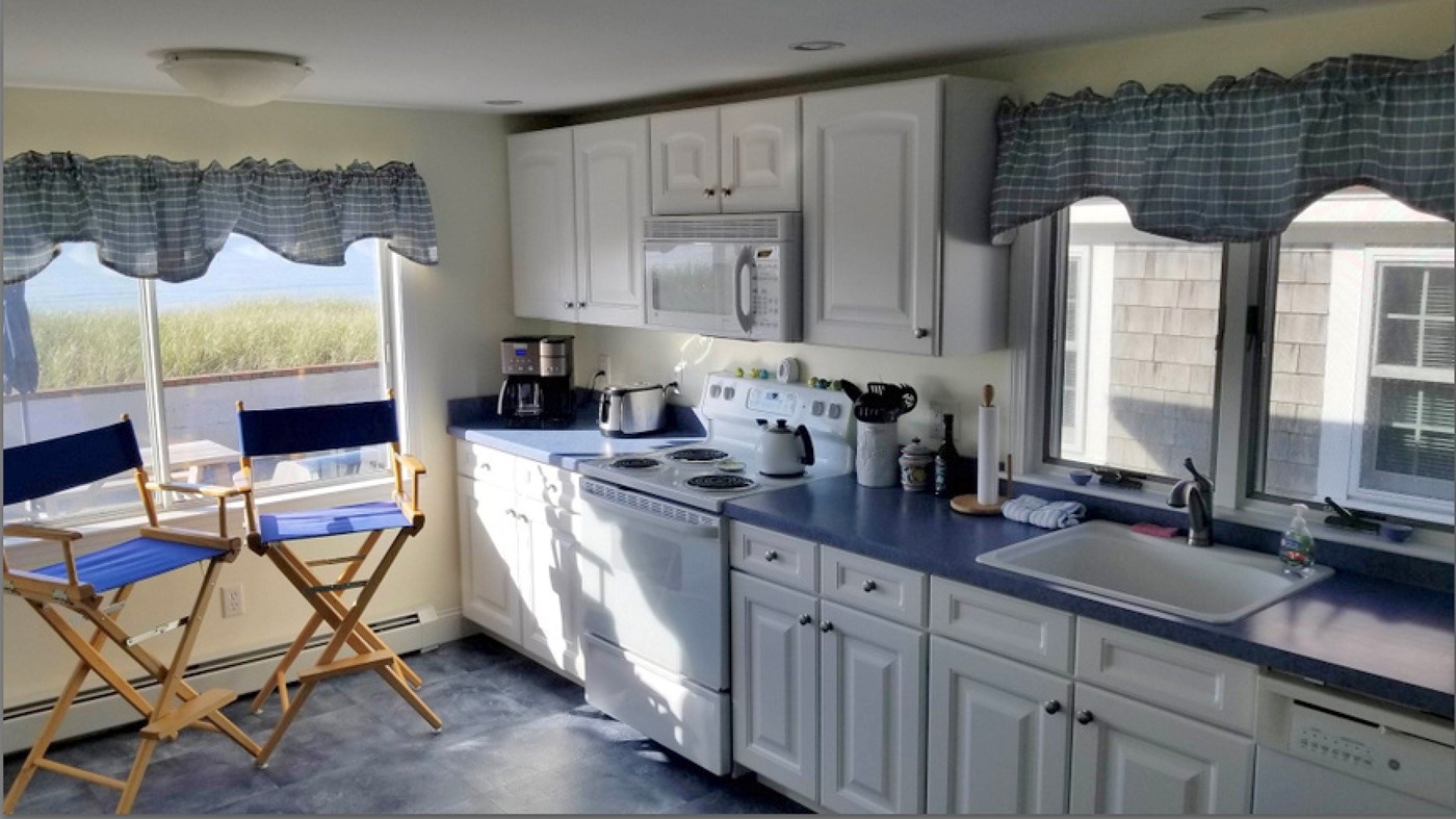 Full kitchen at 35 Powers for cooking in between restaurant nights